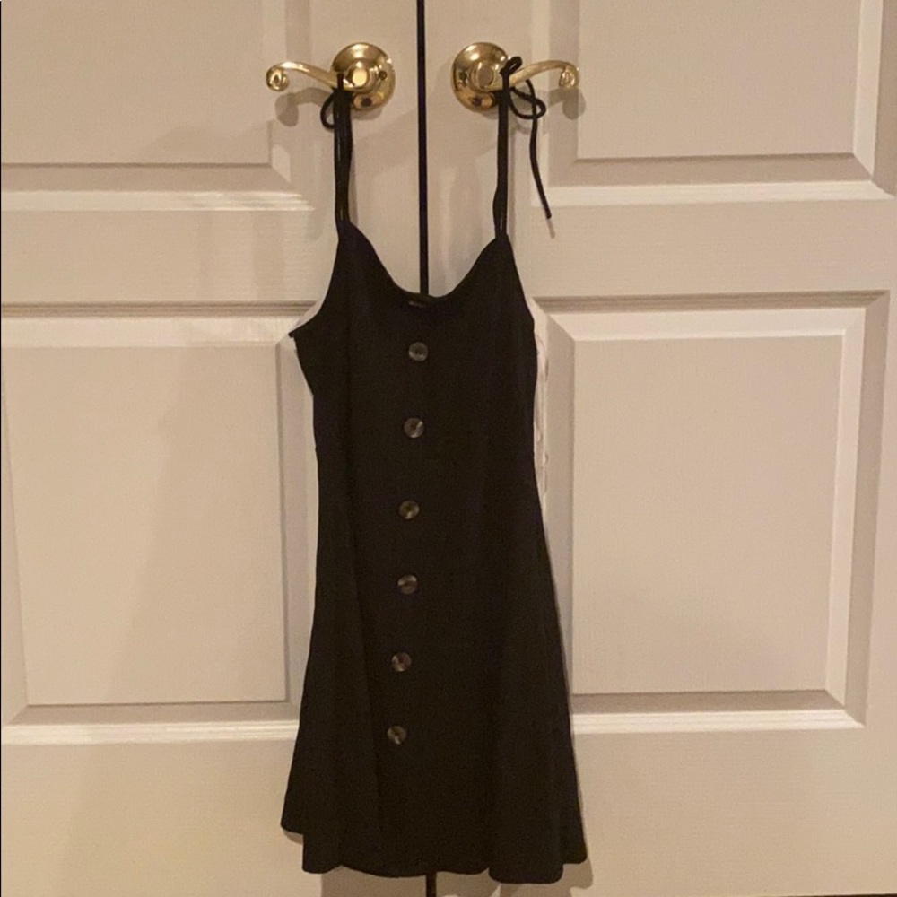 NWT button up flare dress